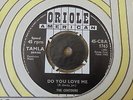 The Contours - Do You Love Me 1962 UK 45 ORIOLE EX