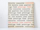 Modern Jazz Quartet  Concorde auf Prestige PRLP 7005 ,  Original , Mono