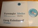 Georg KULENKAMPFF FURTWANGLER Sibelius Violin Concerto (1943) LP UNICORN UNI 107