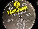 M- YELLOW/BLACK PARLOPHONE   THE BEATLES   HARD DAYS NIGHT   Lennon McCartney
