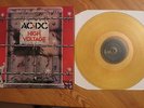 AC/DC LP High Voltage Australia Pressing Yellow vinyl