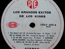 The Kinks - ?Los Grandes Exitos... Rare Mono PYE Plastic Cover LP Venezuela.