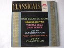 Classicals Bade Ghulam Ali Khan Begum Akhtar JNLX1003 LP RECORD India NM -1596