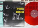 DAVE BRUBECK QUARTET DESMOND FANTASY VIJ-4038 Japan OBI MONO CLEAR RED VINYL LP