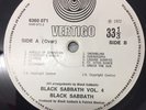 Black Sabbath 4 - Earliest 1st press Vertigo Swirl 1Y/2Y PORKY/PECKO 1972 LP