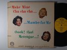 JOSE CURBELO Cha Cha Cha Mambo Merengue LATIN LP FIESTA DG