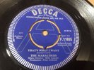 THE MARAUDERS -THAT'S WHAT I WANT /HEY WHA' D'YA SAY 1963  DECCA  DEMO  N/MINT