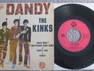 The Kinks  - Dandy -  French Picture Sleeve PS 7