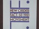 New Order: Original 1981 Movement Factory Records Promo Poster Joy Division