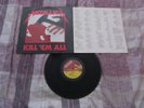 METALLICA - KILL EM ALL - UK LP RECORD - 1983 - MUSIC FOR NATIONS - MFN 7 METAL