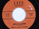 Doo Wop 45 BILLY & PATIOS Love Is A Story LITE HEAR