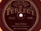 78rpm Jazz – Annette Hanshaw – Black Bottom – Perfect 12286
