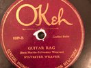 Okeh 8109 Sylvester Weaver  -  GUITAR RAG 1924 V+  BLUES
