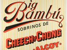 Cheech & Chong - Big Bambu LP - Ode VG++ Rolling Papers