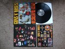 GUNS N' ROSES APPETITE FOR DESTRUCTION STICKERS & INNER 1st Press Nr MINT COPY