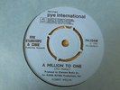 Five Stairsteps & Cubie - A Million To One 1967 UK 45 PYE INTERNATIONAL EX+