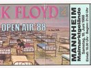 Pink Floyd    In Concert 1988   Ticket / Konzertkarte / Eintrittskarte
