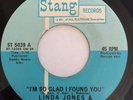 CROSSOVER SOUL 45 / LINDA JONES & WHATNAUTS / SO GLAD I FOUND YOU / STANG 5039