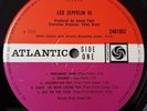 Led Zeppelin III First UK Press A-5 B-5 Atlantic Red-Plum Labels EX/VG