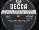MENDELSSOHN VIOLIN CONCERTO OP.64 RUGGIERO  RICCI  SXL 2006  ED1