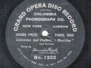 16g5.  Eduardo De Reszke - Martha-Canzone del porter - Columbia Grand Opera 1222