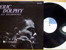 ERIC DOLPHY Nathan Davis LAST RECORDINGS JAPAN ONLY Orig LP MINT DIW Gatefold