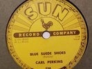 VERY RARE Carl Perkins 78 RPM - Blue Suede Shoes - Honey, Don't  - SUN 234 NICE