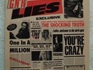 Guns N' Roses - Lies, 1988 nice clean M-/M- Canada record club Lp.