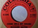 Richard Hayes Come On-A My House/Italian Style 1960 Popcorn Soul  Columbia 41802