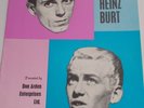GENE VINCENT& HEINZ 1961 UK CONCERT PROGRAMME