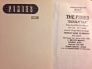 THE PIXIES  doolittle LP German WHITE LABEL 1989 Rough Trade Joy Division Smiths