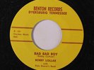 BOBBY LOLLAR: Bad Bad Boy / If It Wasn't For You 45 (repro) Rockabilly