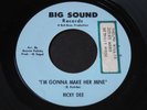 Ricky Dee   I'm Gonna Make Her Mine   Big Sound   northern soul R&B 45 HEAR