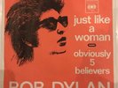 Bob Dylan Ep Ps 45 Just Like A Woman Cbs 2360 Holland Picture Sleeve