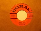 PATSY CLINE -Hidin' Out /Turn the Cards Slowly 45 on Coral from 1956, rare VG++
