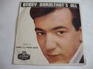 Bobby Darin 45 EP That's All - Volume 3 (London EZA-7524, Australia)