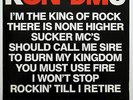 Run-DMC - King Of Rock / Rock Box UK 1985  4th & Broadway 12 BRW 56