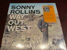 SONNY ROLLINS WAY OUT WEST 1988 PHIL DE LANCIE REMASTERED UNIQUE YELLOW STICKER