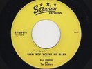 STARDAY Custom Bopper BILL JOHNSON Umm Boy You're My Baby/Lonesome Daddy M- HEAR