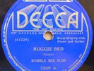 BUMBLE BEE SLIM 78 DECCA 7249 HEAD WHIPPIN' PARTY
