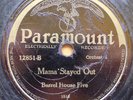 BARREL HOUSE FIVE 78 PARAMOUNT 12851 MAMA STAYED OUT