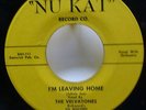 VELVATONES 45 I'm Leaving Home / Impossible NU KAT doowop VG++  d1777