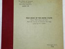 Negro Work Songs And Calls - Archive of American Folk Song/edited by B.A. Botkin