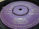ELVIS PRESLEY: ALL SHOOK UP/THAT'S WHEN YOUR HEARTACHES .HMV GOLD PRINT V/G +
