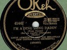 JAZZ 78 : LOUIS ARMSTRONG AND HIS ORCHESTRA ON OKEH ELECTRIC 41442