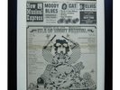 ISLE OF WIGHT FESTIVAL+Hendrix+RARE ORIGINAL 1970 NME AD+FRAMED+FAST GLOBAL SHIP