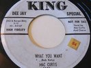 Mac Curtis What You Want Promo 45 Rockabilly-King