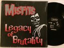 MISFITS - LEGACY OF BRUTALITY - US PLAN 9 REPRESS LP black vinyl danzig pl9-06