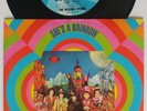 ORIGINAL the Rolling Stones -- She's a Rainbow 45 w/ Picture Sleeve