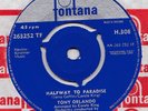 Tony Orlando Halfway to Paradise UK Fontana 45 1961 Rare Teen Billy Fury Nr Mint